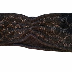 Excellent Used Condition - Coach Black Top Knot